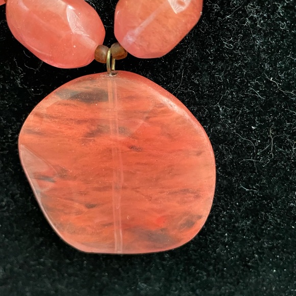 Cherry quartz necklace - Picture 2 of 6